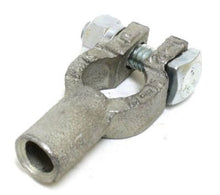 Load image into Gallery viewer, Straight Barrel Copper Battery Terminals - 2-1 Gauge Positive Side View
