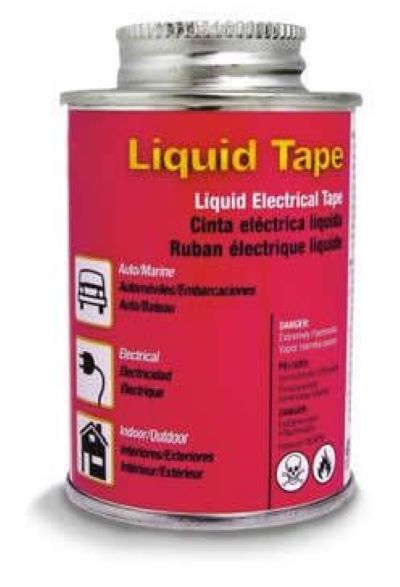 Black Liquid Electrical Tape 4oz