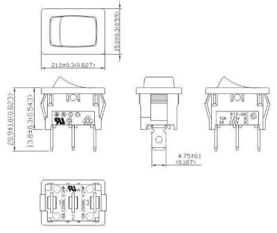 Mini Rocker Switch - WiringProducts, Ltd. – Wiring Products