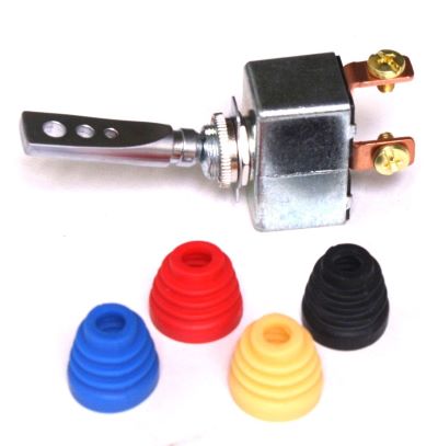 50 amp On-Off Booted Handle Toggle Switch Side