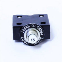 Load image into Gallery viewer, Low Profile 57 Series Panel Mount Circuit Breaker - 15 Amp Current Rating
