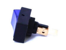 Load image into Gallery viewer, Round Hold Rectangular Rocker Switch Blue SPST ON-OFF
