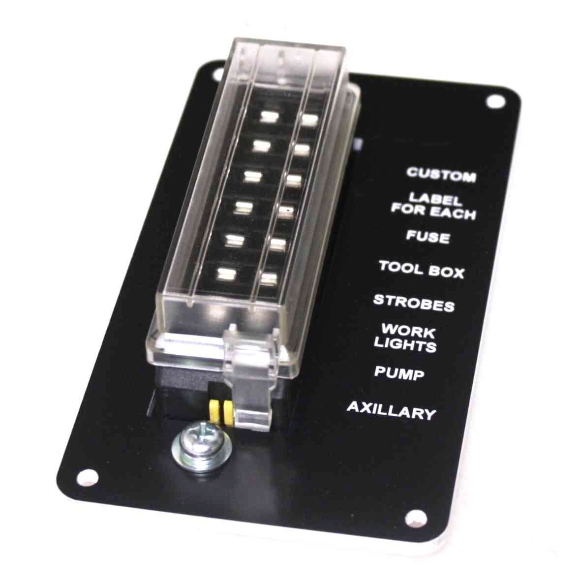 Custom Panel Mount 8 Position Fuse Panel – Wiring Products